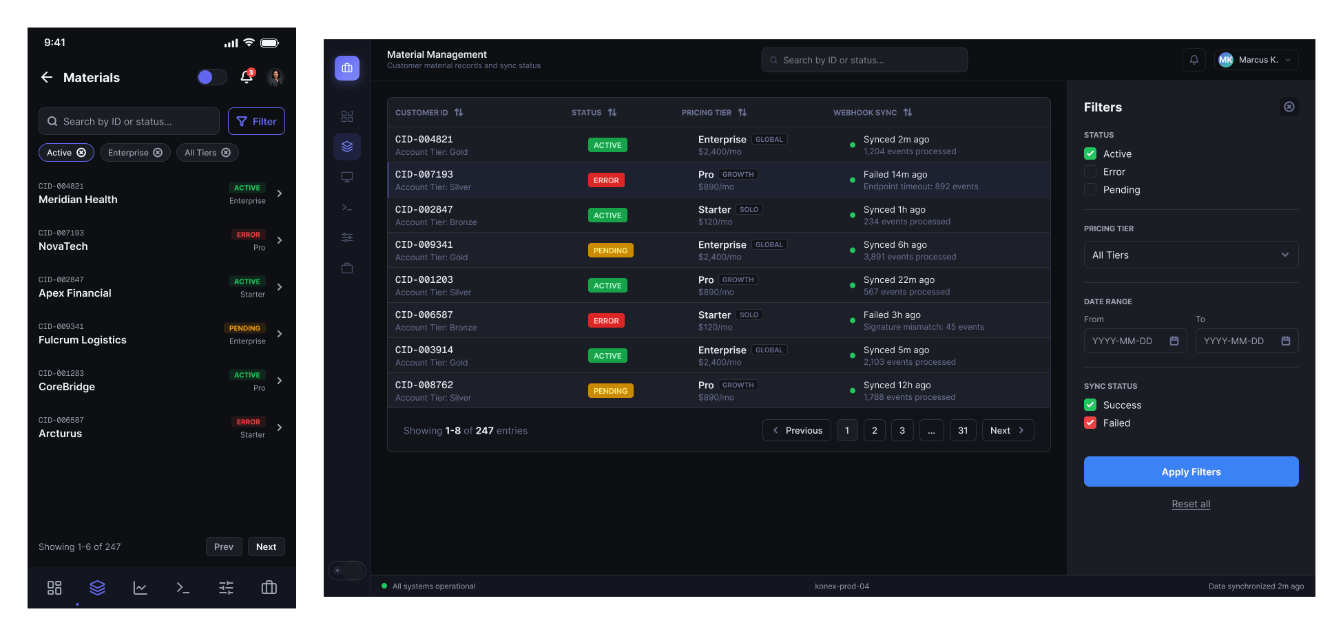 Quote configuration flow